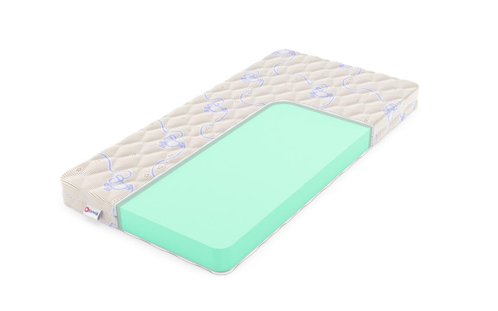 Детский матрас Denwir Baby Springless Eco Foam 10 (БЕБИ СПРИНГЛС ЭКО ФОМ 10) в магазине «На диване» в Петропавловске-Камчатском  — Выгодная цена